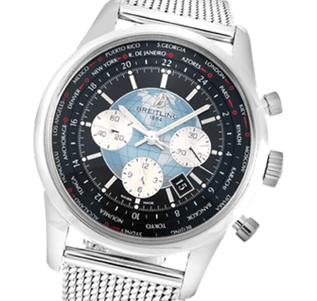 Pre Owned Breitling Transocean Chronograph AB051004 Watch