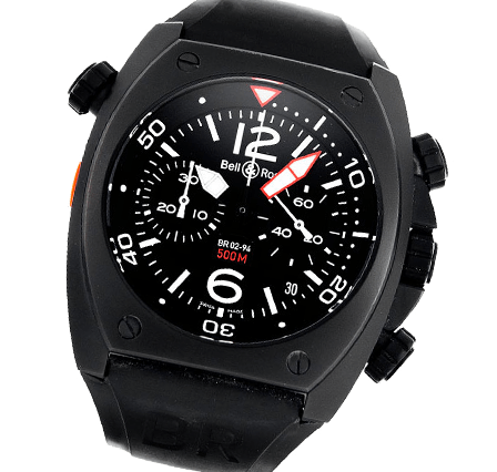 Bell and Ross BR02-94 Chronograph Carbon Watches for sale