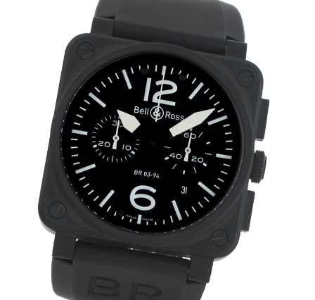 Bell and Ross BR03-94 Chronograph Carbon Watches for sale