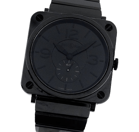Pre Owned Bell and Ross BRS Black Ceramic Watch