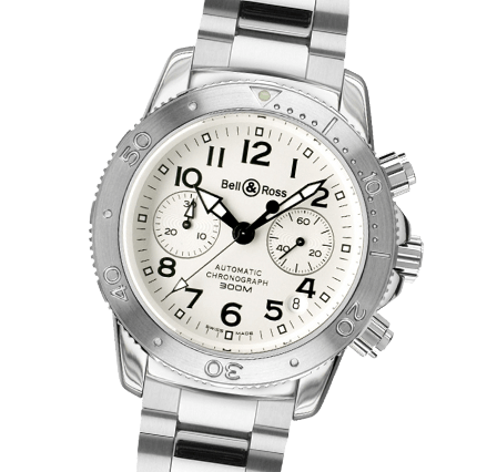 Pre Owned Bell and Ross Classic Collection Diver 300 White Watch