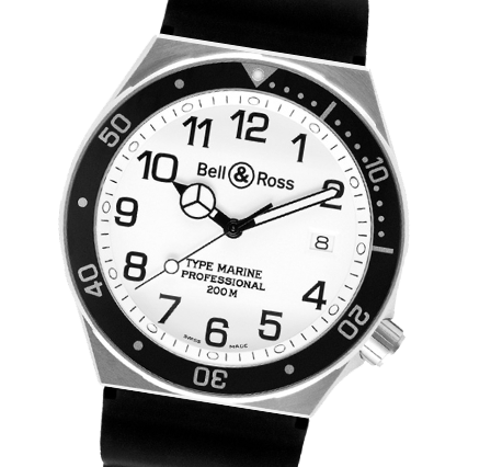 Bell and Ross Professional Collection Type Marine White Watches for sale