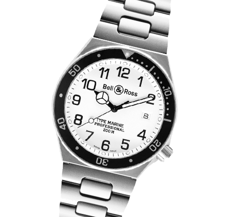 Bell and Ross Professional Collection Type Marine White Watches for sale