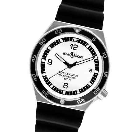 Buy or Sell Bell and Ross Professional Collection Type Demineur White