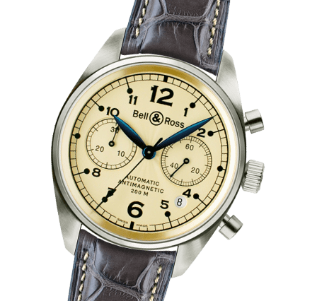 Bell and Ross Vintage 126 Gold Ivory Watches for sale