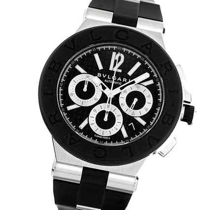 bvlgari watch diagono black dial dg35bsvd men's