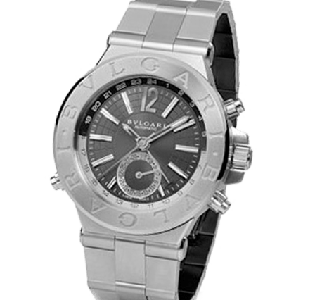 Pre Owned Bvlgari Diagono DG40C14SSDGMT Watch