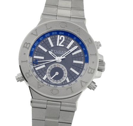 Pre Owned Bvlgari Diagono DG40SGMT Watch