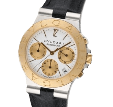 Pre Owned Bvlgari Diagono CH35WSGLDAUTO Watch