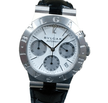 Pre Owned Bvlgari Diagono CHW35WGLD Watch