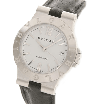 Pre Owned Bvlgari Diagono LCVW35WGLD Watch