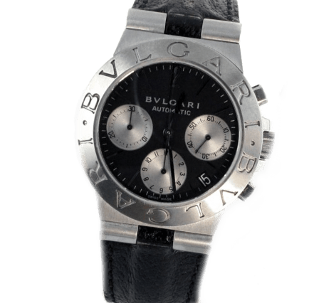 bvlgari watch diagono black dial dg35bsvd men's