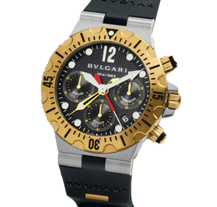 Pre Owned Bvlgari Diagono Professional SC40SGVD Watch