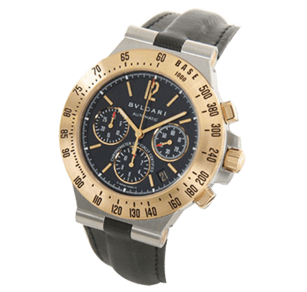 Pre Owned Bvlgari Diagono Professional CH40SGLDTA Watch