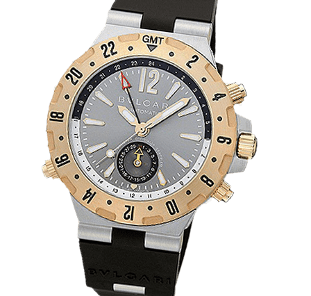 Pre Owned Bvlgari Diagono Professional GMT40C5SGVD Watch