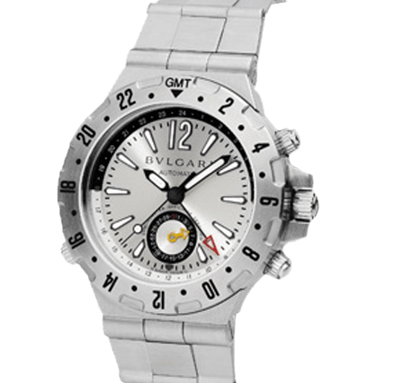 Pre Owned Bvlgari Diagono Professional GMT40C5SSD Watch