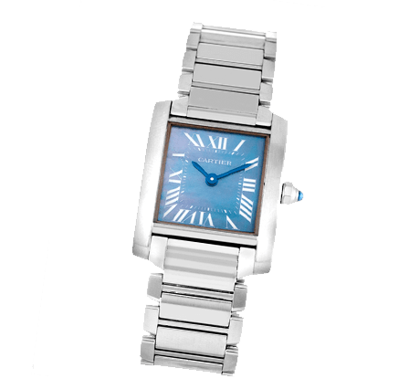 Pre Owned Cartier Tank Francaise W51034Q3 Watch