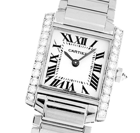 Pre Owned Cartier Tank Francaise WE1002S3 Watch