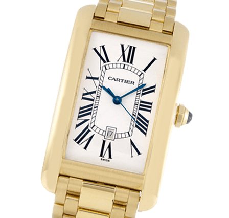 Pre Owned Cartier Tank Americaine W26031K2 Watch