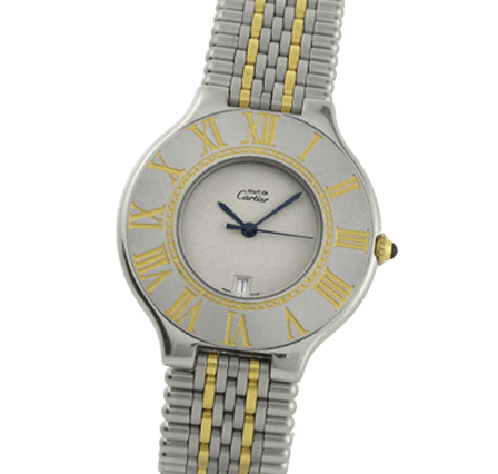 Cartier Must 21 Two-Tone Bullet Watches for sale