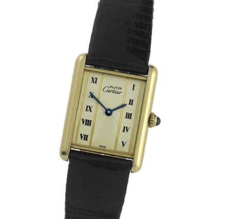 Pre Owned Cartier Tank Vermeill 590005 Watch