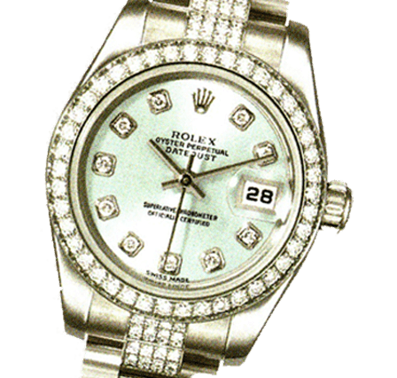 Pre Owned Rolex Lady Datejust 179136 Watch