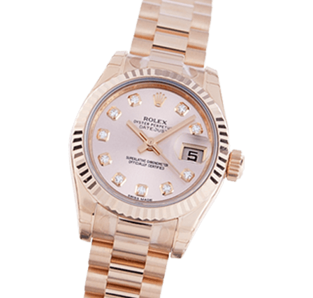 Pre Owned Rolex Lady Datejust 179175 Watch