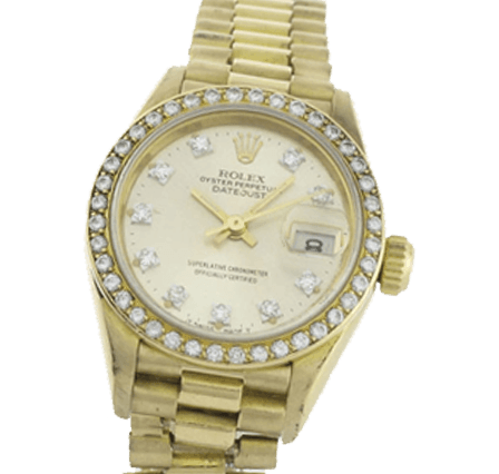 Pre Owned Rolex Lady Datejust 69138 Watch
