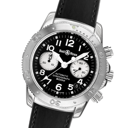 Bell and Ross Classic Collection Diver 300 Black and White Watches for sale