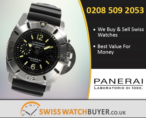 Sell Your Officine Panerai Luminor Submersible Watches