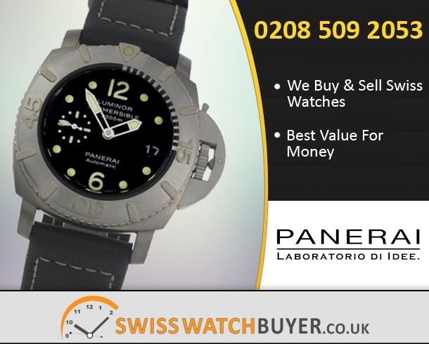 Sell Your Officine Panerai Luminor Submersible Watches