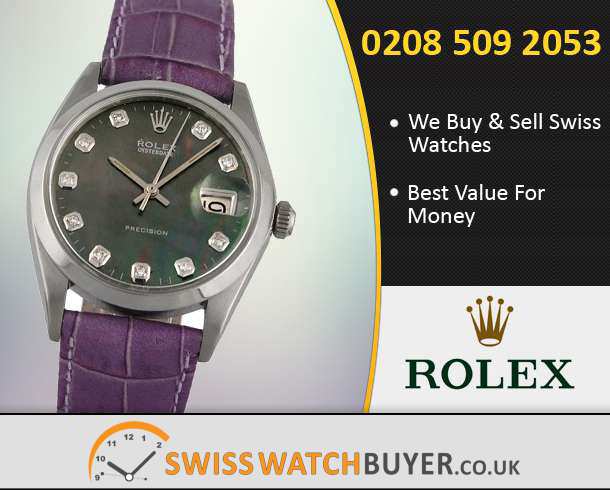 Sell Your Rolex Oyster Precision Watches