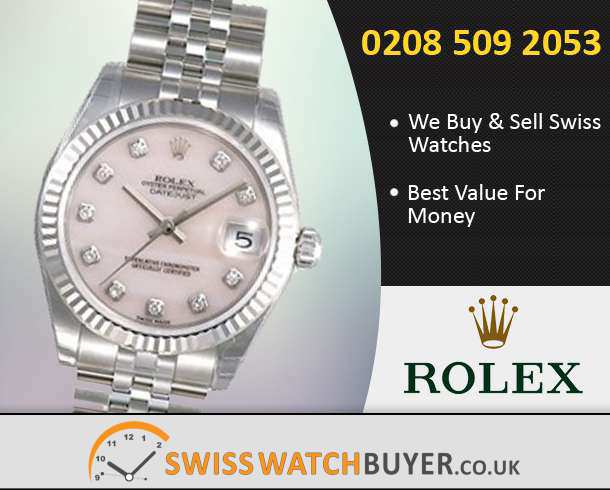 Pre-Owned Rolex Mid-Size Datejust Watches