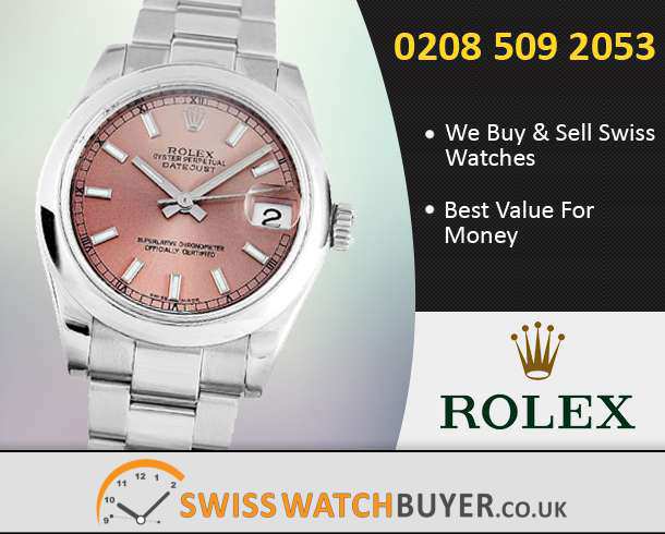 Pre-Owned Rolex Mid-Size Datejust Watches