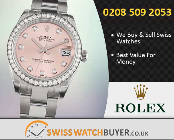 Pre-Owned Rolex Mid-Size Datejust Watches