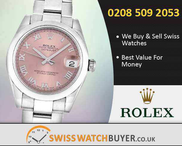 Sell Your Rolex Mid-Size Datejust Watches