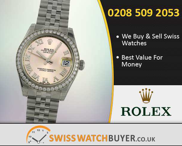 Pre-Owned Rolex Mid-Size Datejust Watches