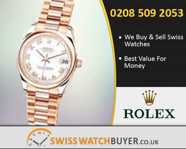 Pre-Owned Rolex Mid-Size Datejust Watches