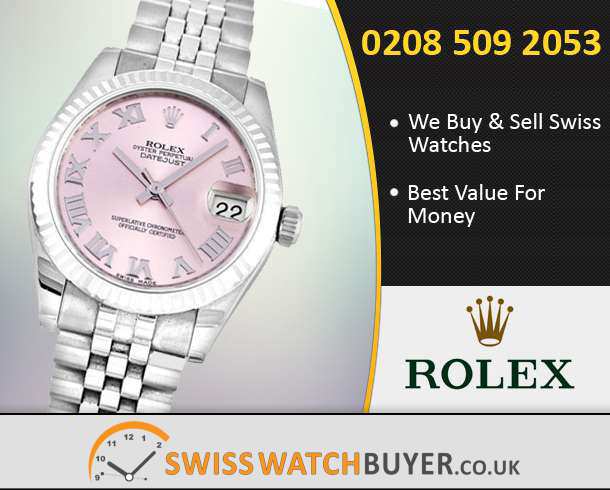 Pre-Owned Rolex Mid-Size Datejust Watches