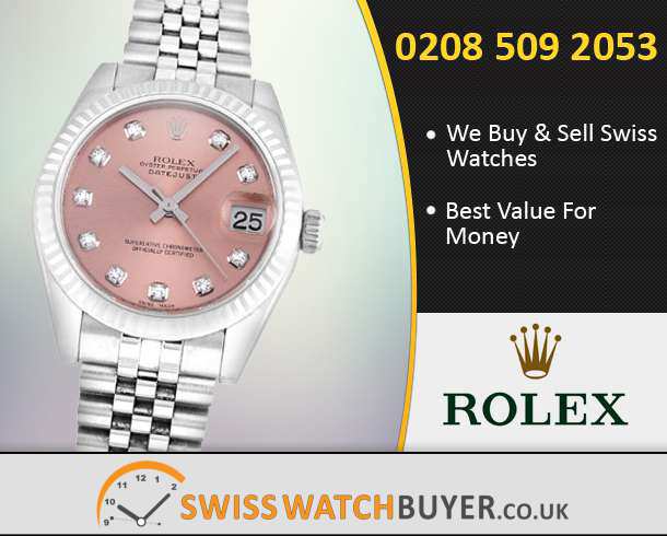 Sell Your Rolex Mid-Size Datejust Watches