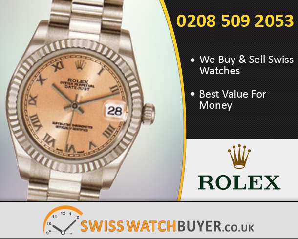 Pre-Owned Rolex Mid-Size Datejust Watches