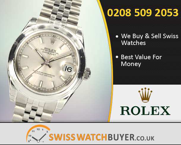 Pre-Owned Rolex Mid-Size Datejust Watches