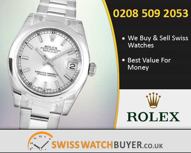 Buy Rolex Mid-Size Datejust Watches