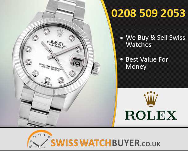 Pre-Owned Rolex Mid-Size Datejust Watches