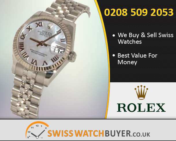 Pre-Owned Rolex Mid-Size Datejust Watches