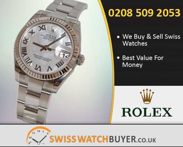 Pre-Owned Rolex Mid-Size Datejust Watches