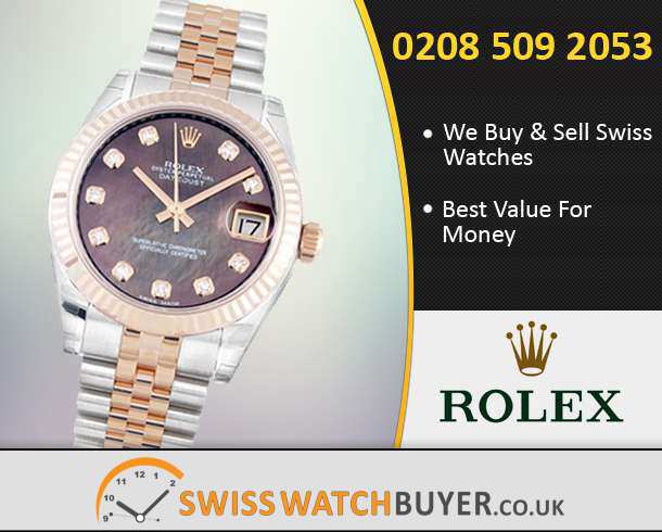 Sell Your Rolex Mid-Size Datejust Watches