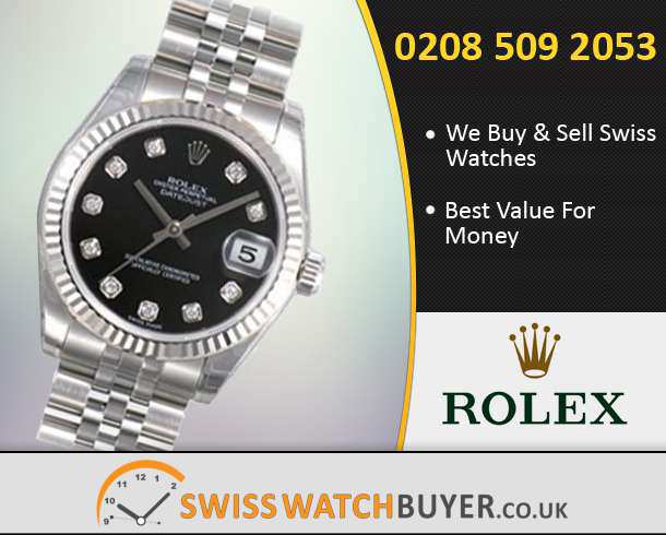 Pre-Owned Rolex Mid-Size Datejust Watches