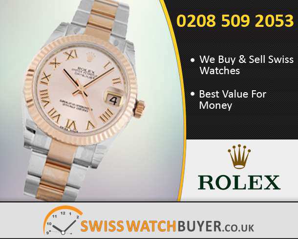 Sell Your Rolex Mid-Size Datejust Watches