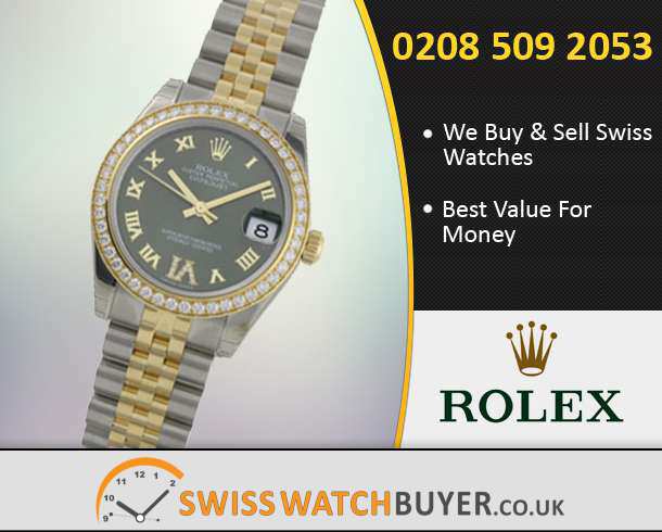 Pre-Owned Rolex Mid-Size Datejust Watches